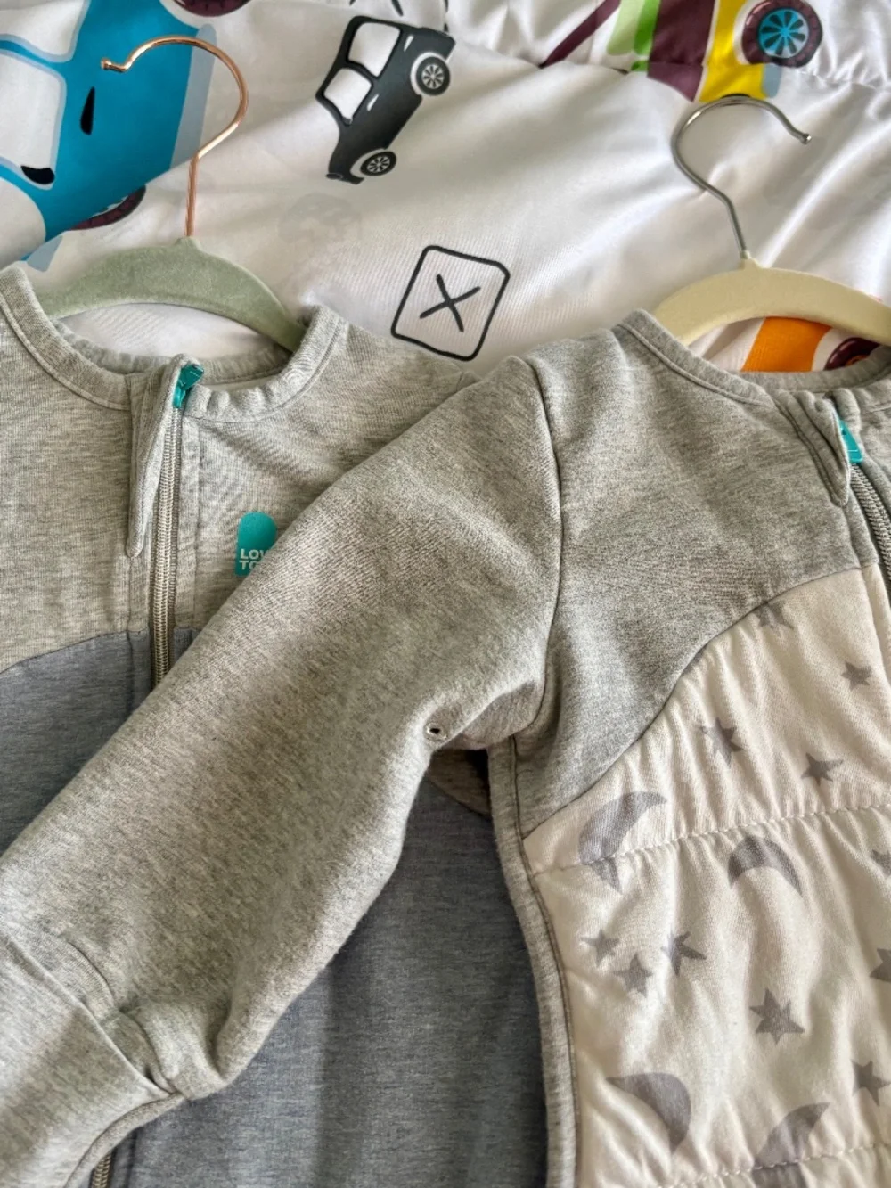 Two 6-12 Month Love to Dream Sleep Suits (1 & 2.5 TOG)